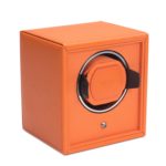 Wolf Cub Watch Winder in Orange pebble