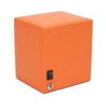 Wolf Cub Watch Winder in Orange pebble