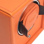 Wolf Cub Watch Winder in Orange pebble