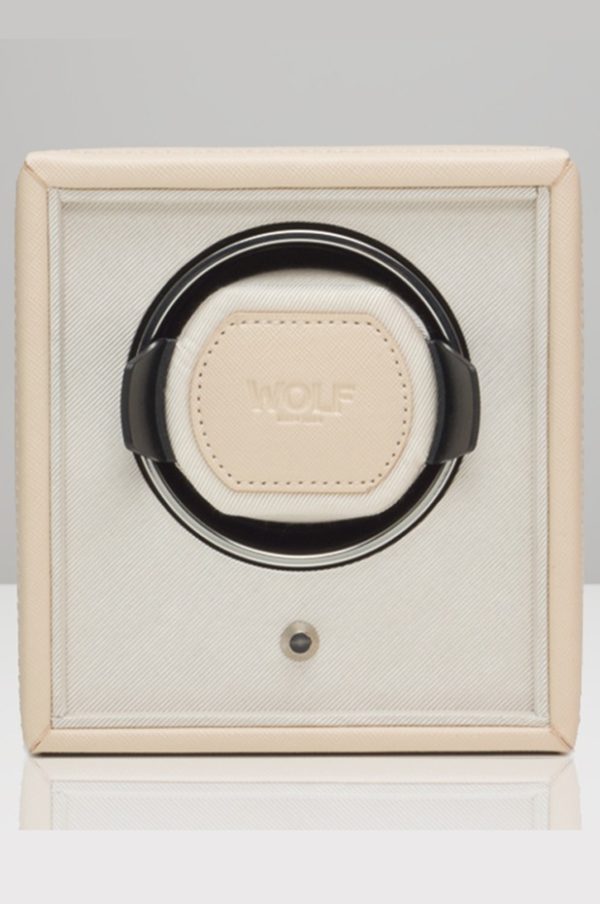 Wolf Cub Watch Winder in Cream