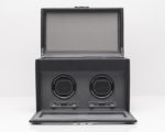 Wolf Viceroy Double Watch Winder with Storage in Black