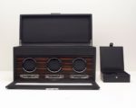 Wolf Roadster Triple Watch Winder with Storage in Black