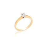 18ct Gold Brilliant Cut Diamond (0.25) Solitaire Ring