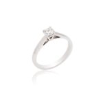 18ct White gold brilliant cut diamond ring