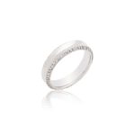 18ct White gold ladies wedding band