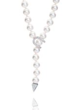 Akoya pearl tassel lariatte necklet