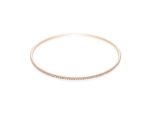 18ct Rose Gold Dimaond Bangle.