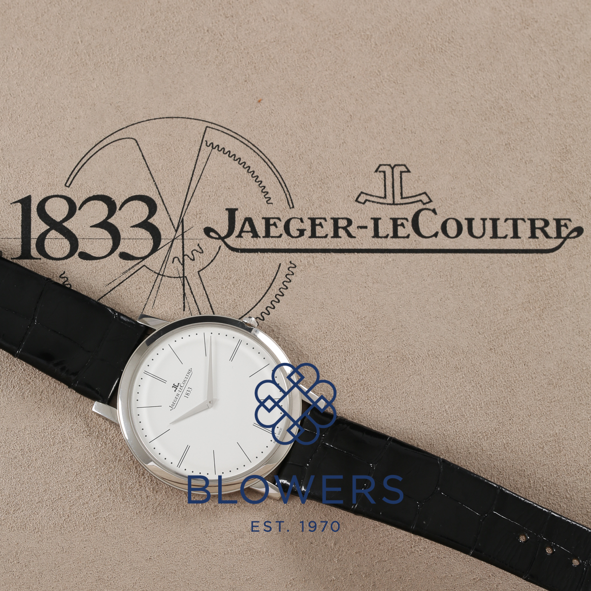 Jaeger LeCoultre Master Ultra thin 1833 Platinum Jubilee Q1296520