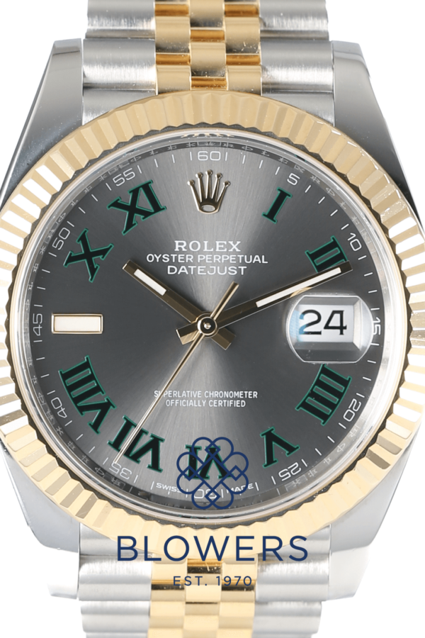 Rolex Oyster Perpetual Wimbledon Dial Datejust 126333