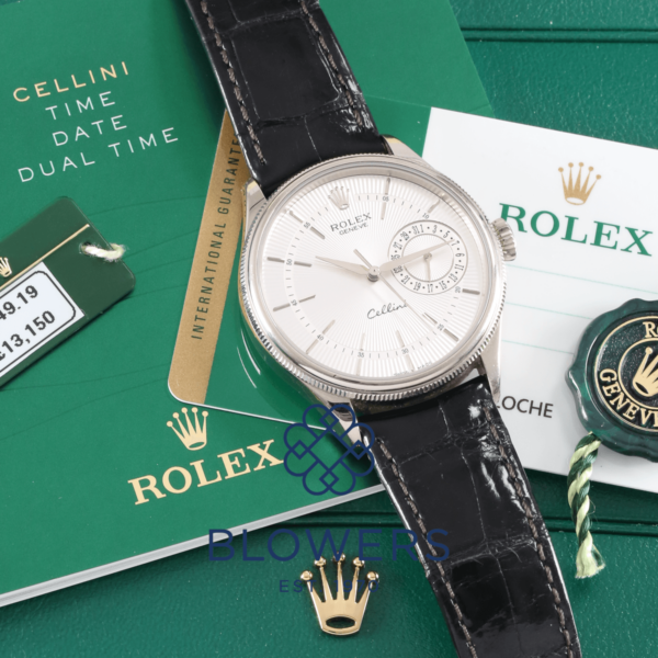 Rolex 18ct White Gold Cellini Date 50519