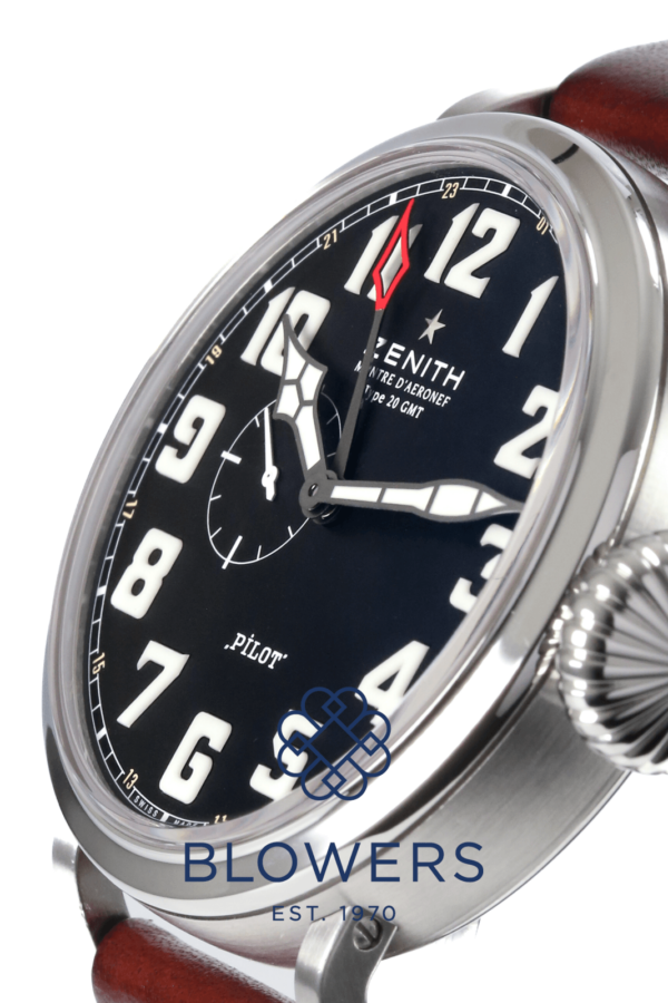 Zenith Elite Pilot Montre d'Aeronef Type 20 GMT 03.2430.693/21.C723