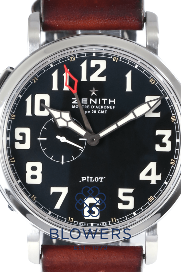 Zenith Elite Pilot Montre d'Aeronef Type 20 GMT 03.2430.693/21.C723