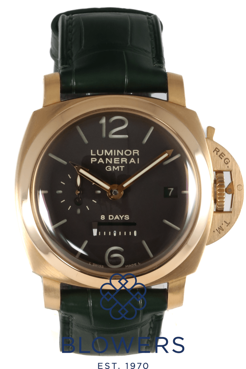 Panerai Luminor 1950 8 Days GMT Oro Rosa PAM00289