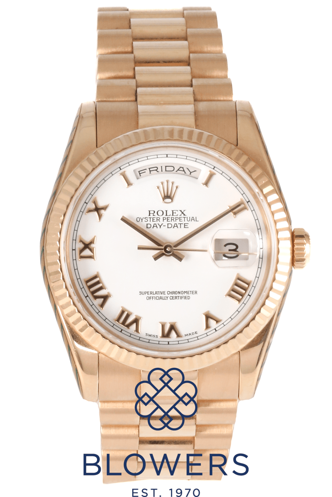 Rolex Oyster Perpetual Day-Date 36 118235