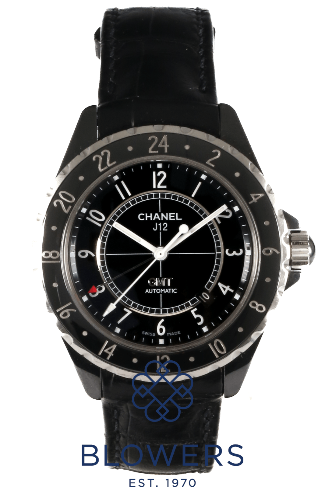 Chanel J12 GMT Black Ceramic H2620