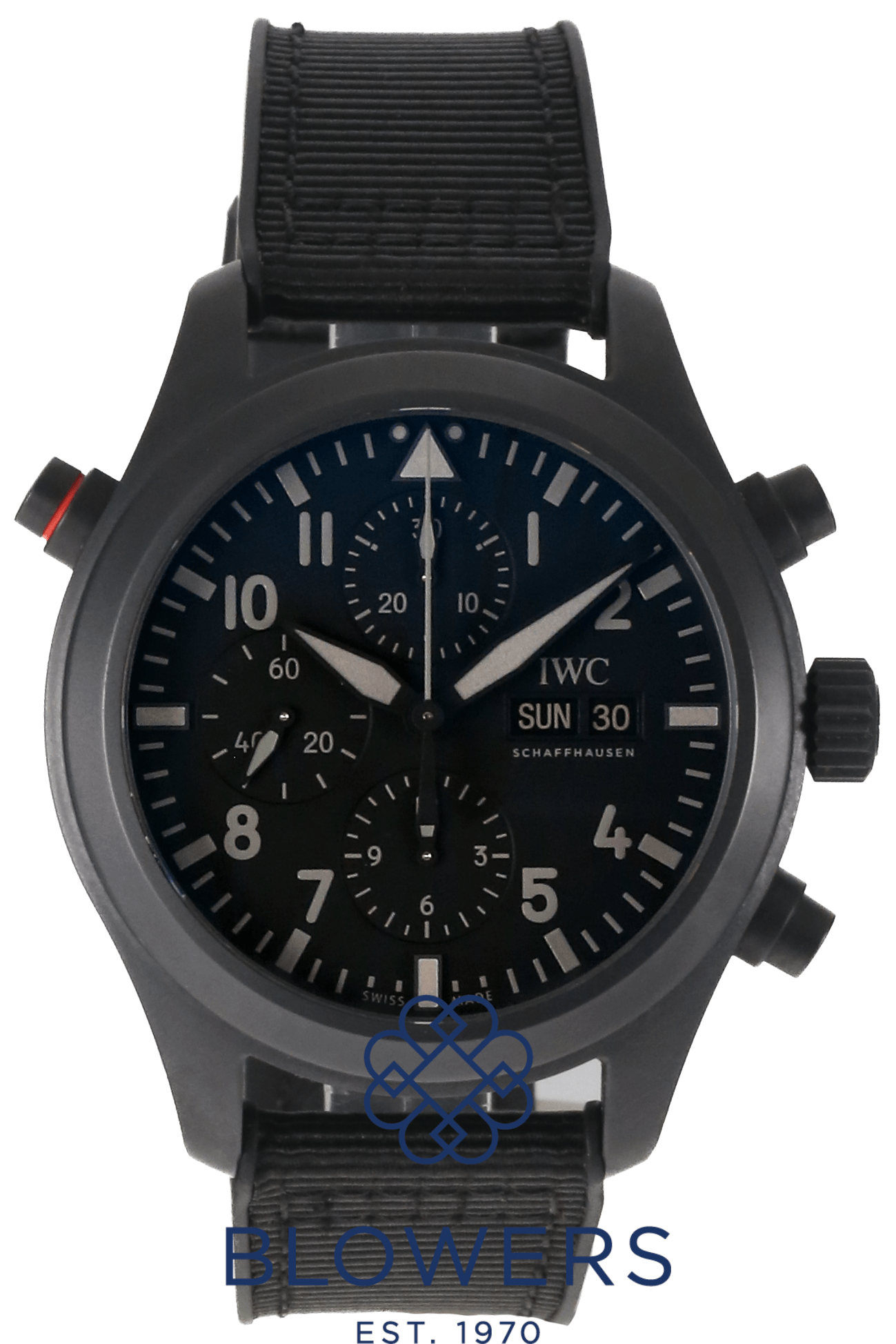 IWC Pilots Double Chronograph Top Gun Ceratanium IW371815