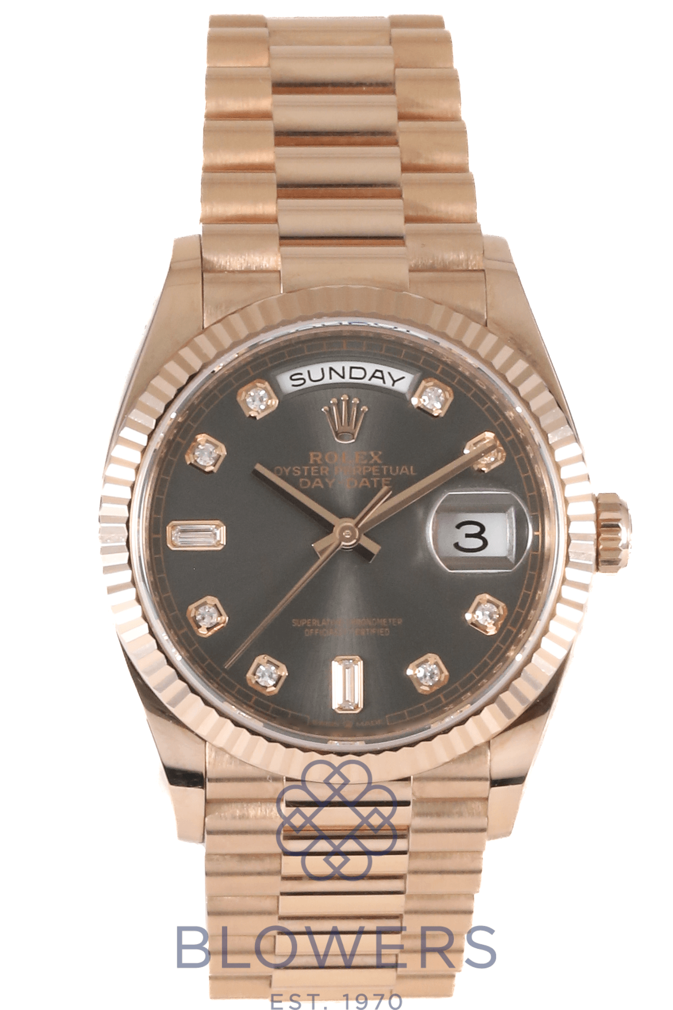 Rolex Everose Day-Date 36 128235